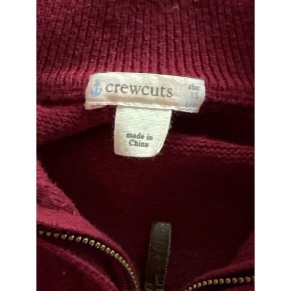 J. Crew Crewcuts Kids Cotton-Cashmere 1/2 Zip Sweater - Picture 2 of 5